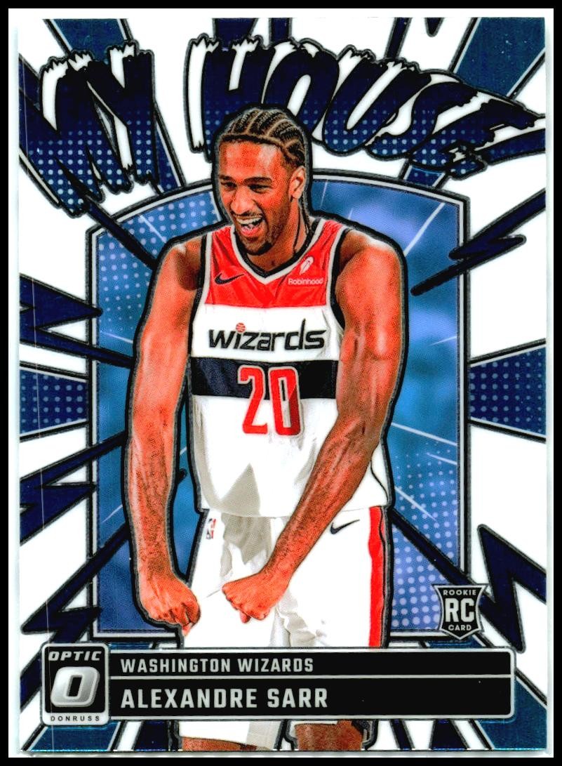 2024-25 Donruss Optic My House #9 Alexandre Sarr Washington Wizards