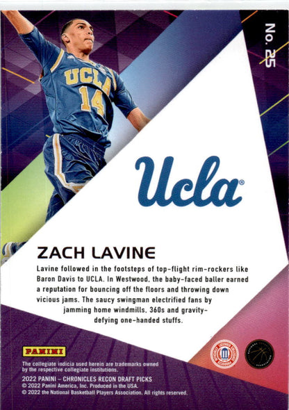 2022 Panini Recon #25 Zach Lavine Chicago Bulls