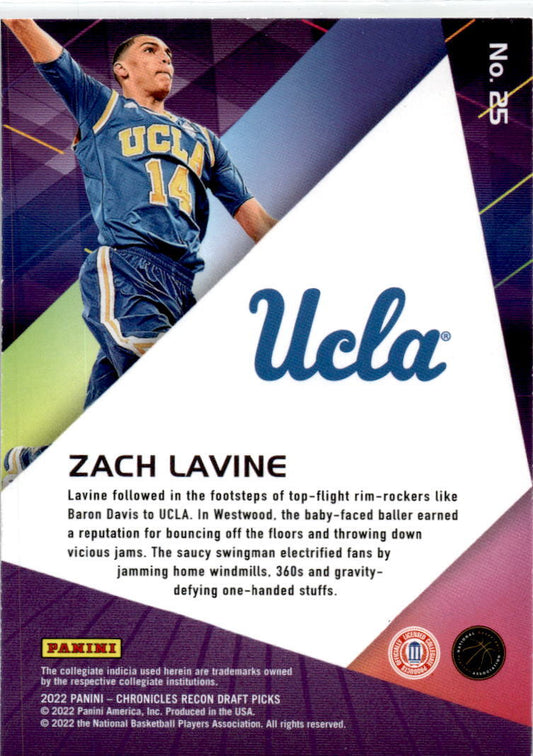 2022 Panini Recon #25 Zach Lavine Chicago Bulls