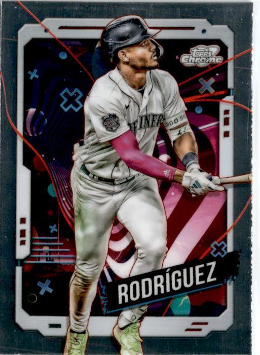 2024 Topps Chrome Cosmic #58 Julio Rodríguez Seattle Mariners
