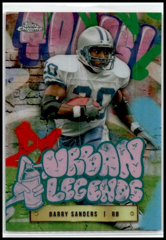 2024 Topps Chrome Urban Legends #UL-3 Barry Sanders Detroit Lions