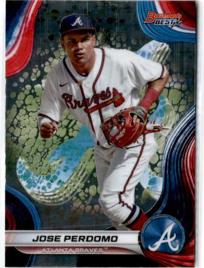 2024 Bowman's Best Prospects #TP-1 Jose Perdomo Atlanta Braves
