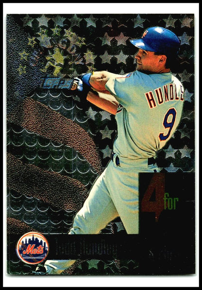 1995 Topps Opening Day #4 Todd Hundley New York Mets