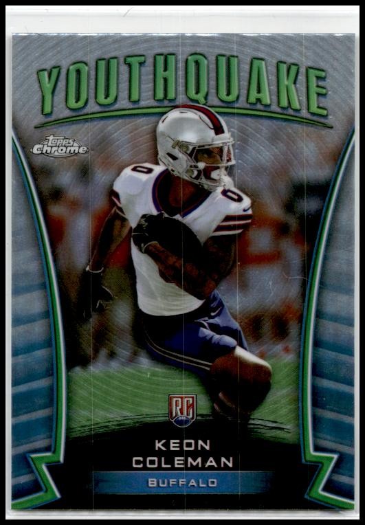 2024 Topps Chrome Youthquake Refractor #Y-21 Keon Coleman Buffalo Bills