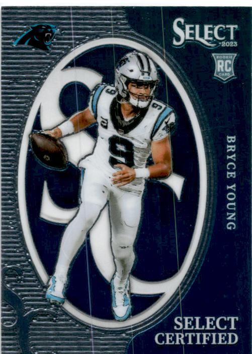 2023 Panini Select Certified Rookies #CRO-BYO Bryce Young Carolina Panthers