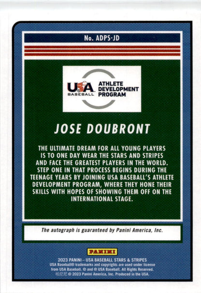 2023 Stars & Stripes #ADPS-JD Jose Doubront Auto