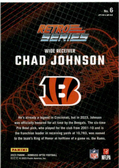 2023 Donruss Optic Retro Series #6 Chad Johnson Cincinnati Bengals