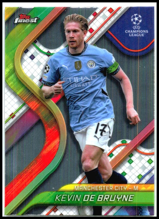2024-25 topps finest uefa #17 Kevin De Bruyne