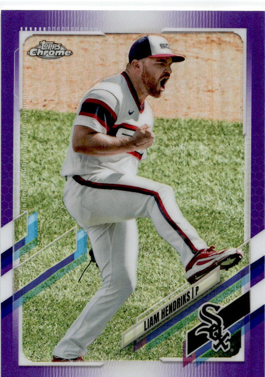 2021 Topps Update Purple Refractor #US314 Liam Hendriks Chicago White Sox