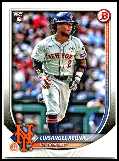 2025 Bowman #83 Luisangel Acuña Rookie New York Mets