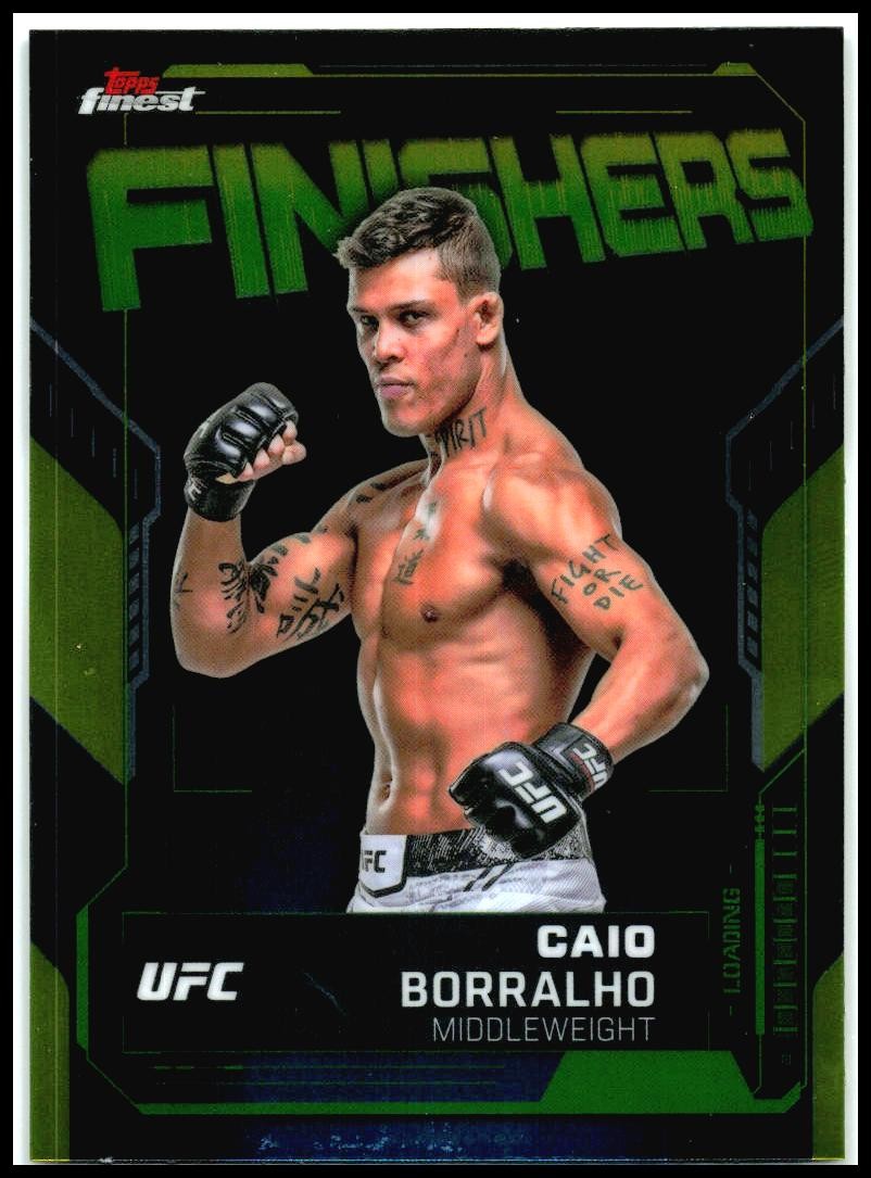 2025 Topps Finest UFC - Finishers #FN-20 Caio Borralho