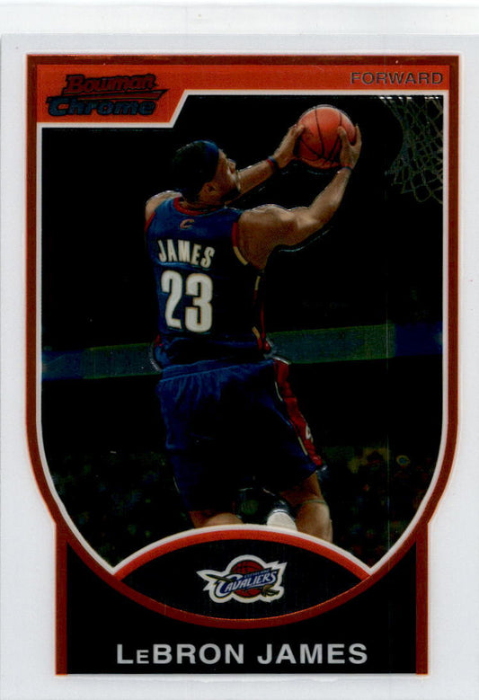 2007-08 Bowman Chrome #23 Lebron James Chrome Cleveland Cavaliers