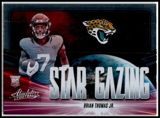 2024 Panini Absolute Star Gazing #SG-BTJ Brian Thomas Jr. Jacksonville Jaguars