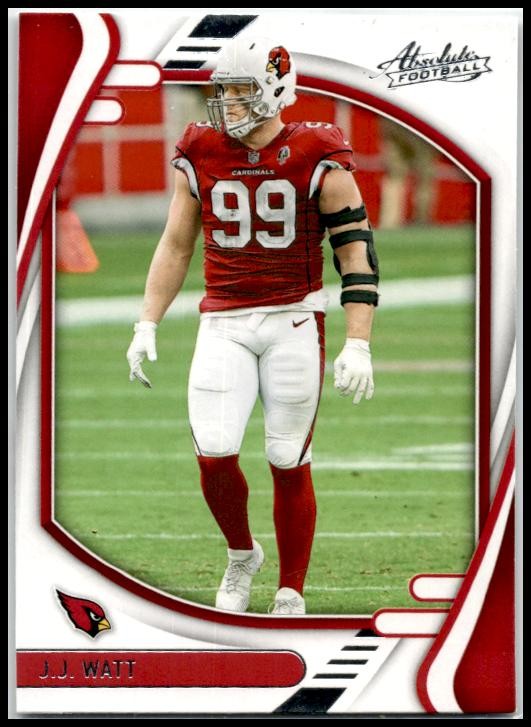 2021 Panini Absolute Green #14 J.J. Watt Arizona Cardinals