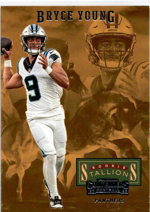 2023 Panini Contenders Rookie Stallions #3 Bryce Young Carolina Panthers
