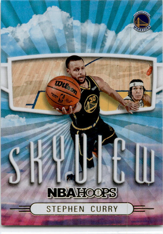 2022-23 Hoops Skyview #4 Stephen Curry Golden State Warriors