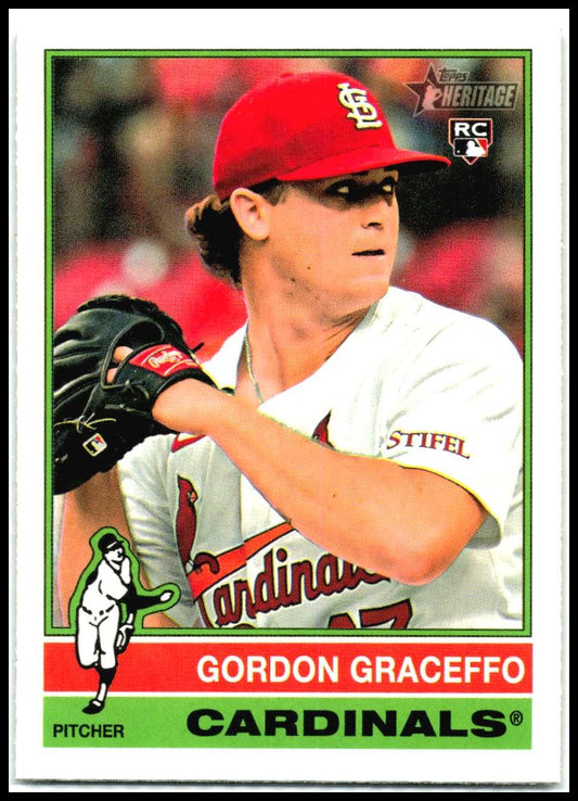 2025 Topps Heritage #153 Gordon Graceffo Rookie St. Louis Cardinals