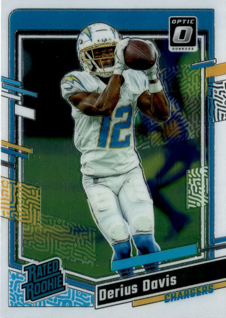 2023 Donruss Optic #264 Derius Davis Los Angeles Chargers