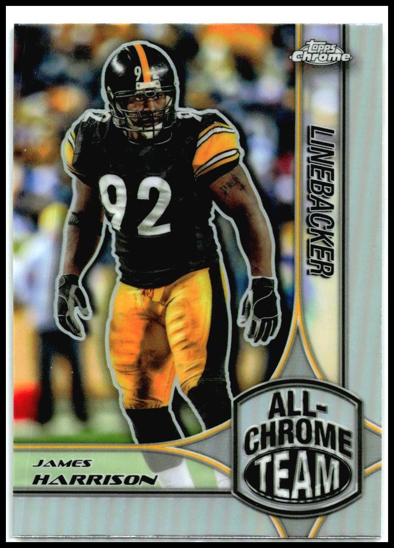 2024 Topps Chrome All Chrome Team Refractor #ACT-18 James Harrison Steelers