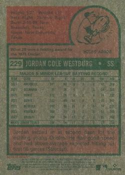 2024 Topps Heritage Chrome Purple Refractor #229 Jordan Westburg
