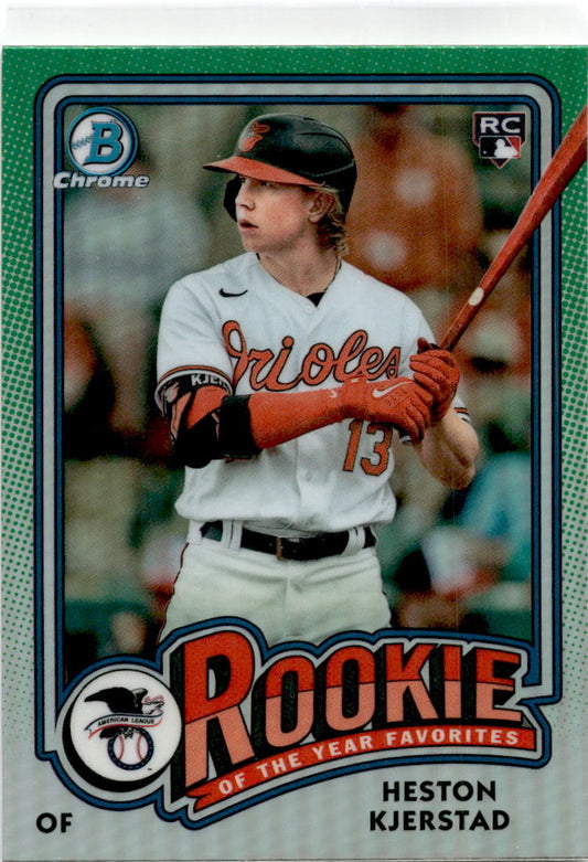 2024 Bowman Rookie of the Year Favorites #ROY-14 Heston Kjerstad Orioles