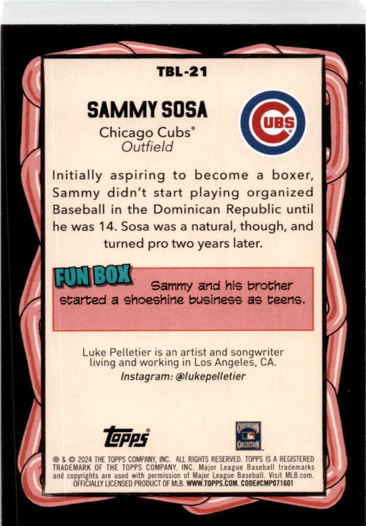 2024 Topps Big League Topps Big Leaguer #TBL-21 Sammy Sosa Cubs