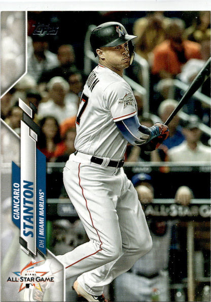2020 Topps Update #U-229 Giancarlo Stanton Miami Marlins