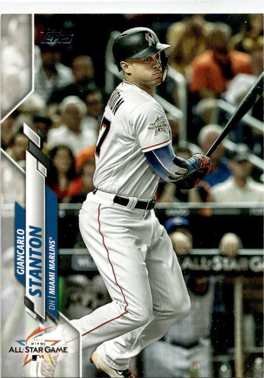 2020 Topps Update #U-229 Giancarlo Stanton Miami Marlins