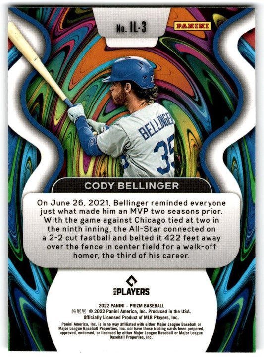 2022 Panini Prizm Illumination Cody Bellinger Los Angeles Dodgers #IL-3