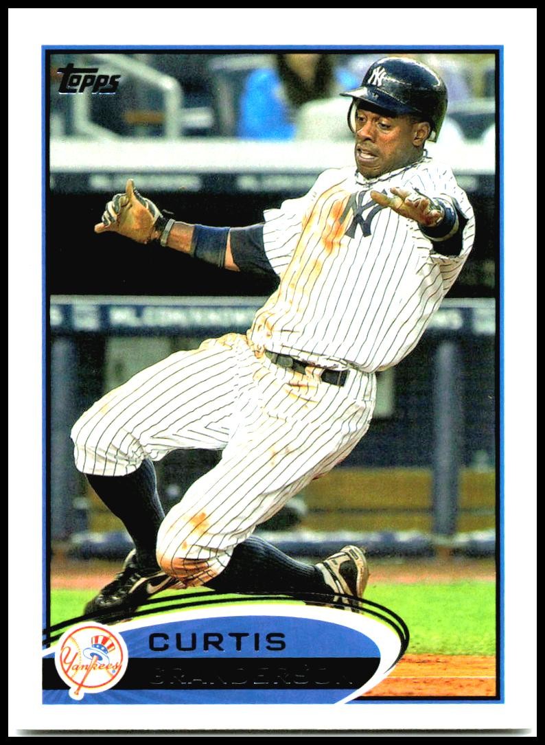 2012 Topps #290 Curtis Granderson New York Yankees