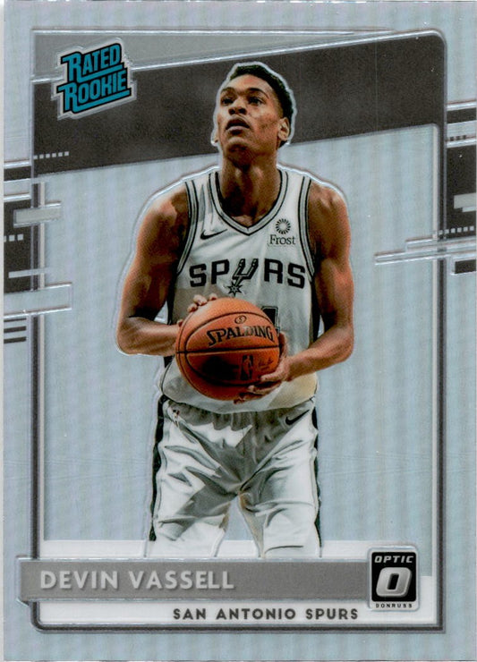 2020-21 Donruss Optic Holo #161 Devin Vassell San Antonio Spurs