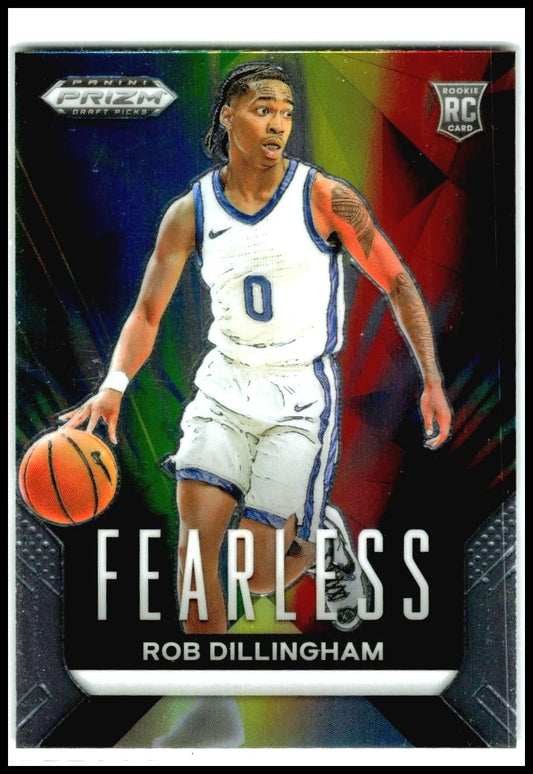 2024 Panini Prizm Draft Picks Fearless #7 Robert Dillingham Kentucky Wildcats