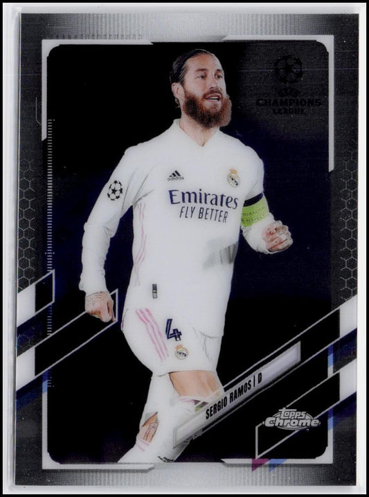 2020-21 Topps Chrome UEFA Champions League #92 Sergio Ramos