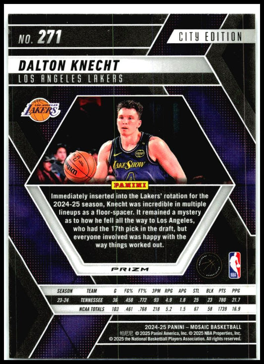 2024-25 Mosaic Mosaic City Edition #271 Dalton Knect