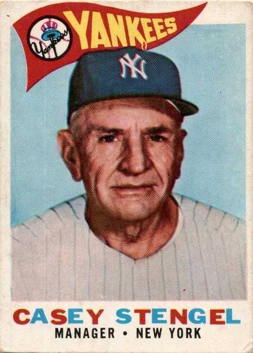 1960 Topps #227 Casey Stengel New York Yankees
