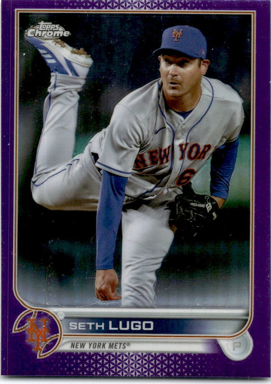 2022 Topps Chrome Update Purple Refractor #USC177 Seth Lugo New York Mets