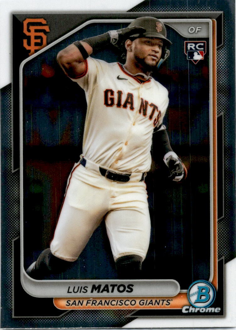 2024 Bowman Chrome #83 Luis Matos Rookie San Franciso Giants