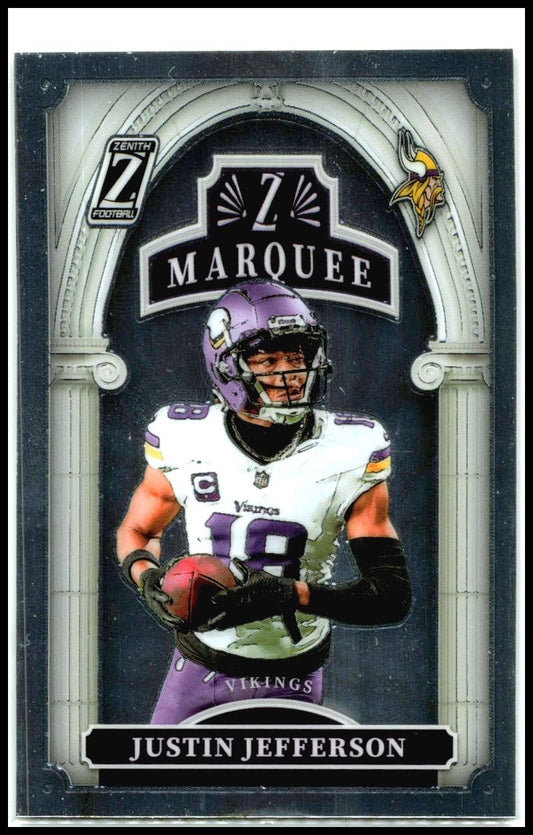 2024 Panini Zenith Z Marquee #28 Justin Jefferson Minnesota Vikings