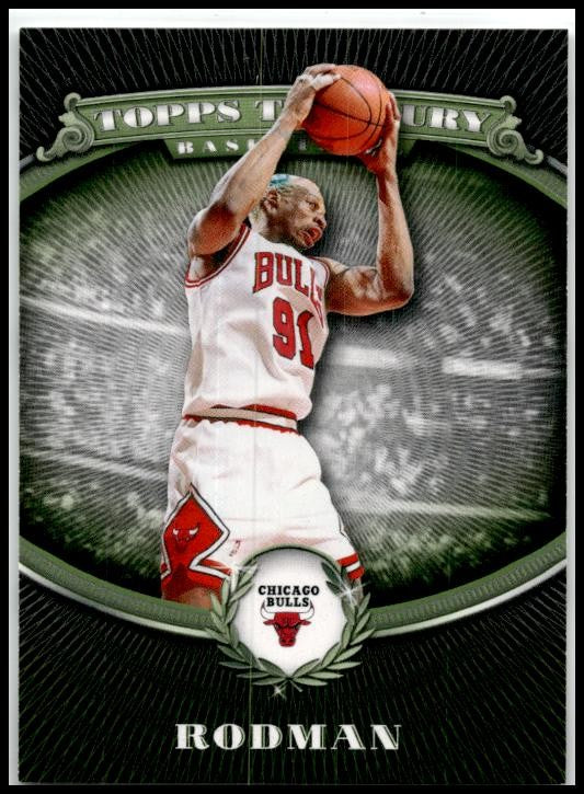 2008-09 Topps Treasury #91 Dennis Rodman Chicago Bulls