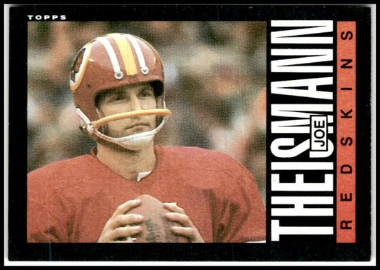 1985 Topps #190 Joe Theismann Washington Redskins