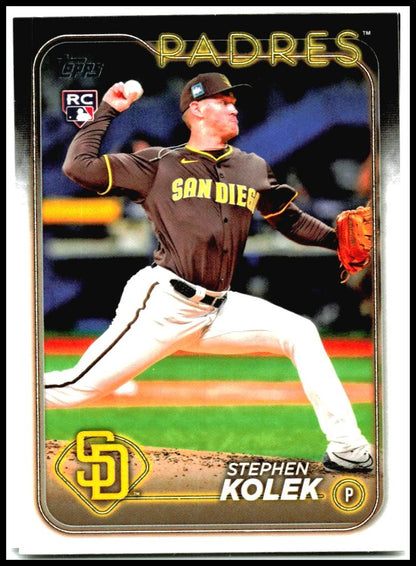 2024 Topps Update #US259 Stephen Kolek Rookie San Diego Padres