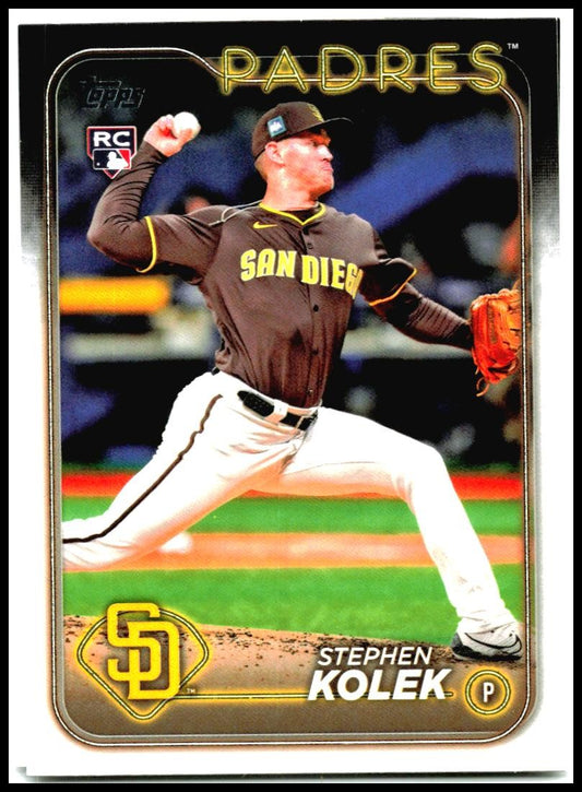 2024 Topps Update #US259 Stephen Kolek Rookie San Diego Padres