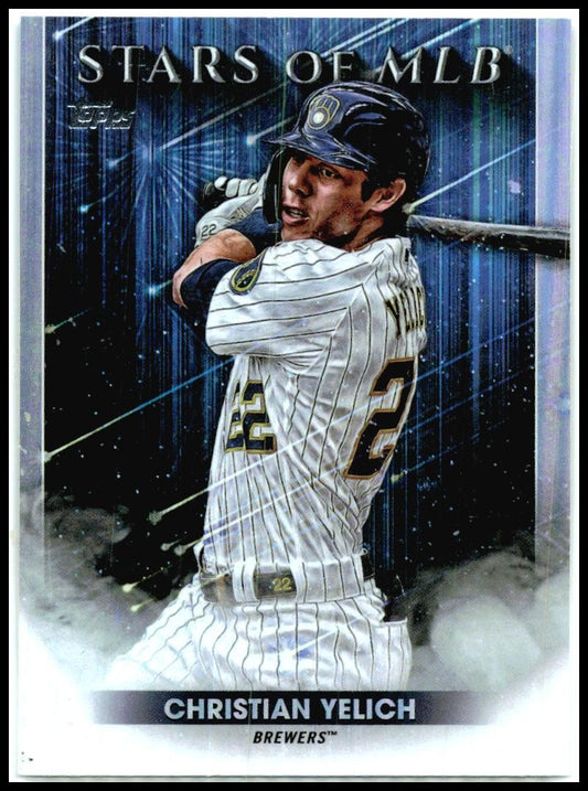 2022 Topps Stars of MLB Chrome #SMLBC-11 Christian Yelich Milwaukee Brewers