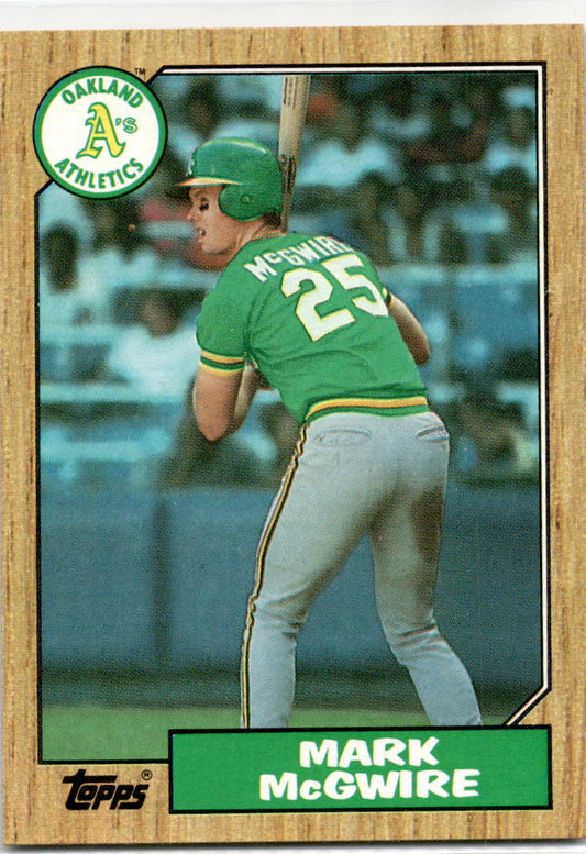 1987 Topps #366 Mark McGwire Oakland Athletics