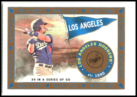 2021 Topps Allen & Ginter T51 MURAD Reimagined #MR-34 Cody Bellinger Dodgers