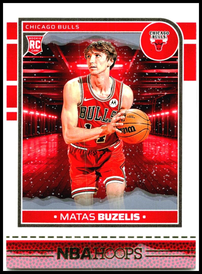 2024-25 Hoops #241 Matas Buzelis Rookie Chicago Bulls
