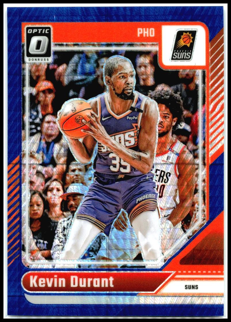 2024-25 Donruss Optic Hyper Blue #88 Kevin Durant #/175 Phoenix Suns