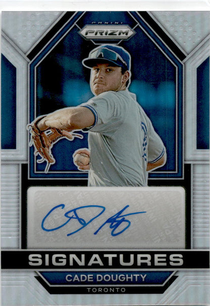 2023 Panini Prizm Signatures Silver #SIG-CD Cade Doughty Toronto Blue Jays