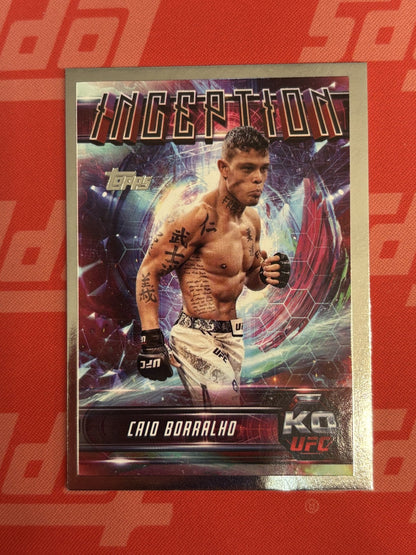 2025 Topps Knockout UFC Inception #IN-56 Caio Borralho New York Yankees