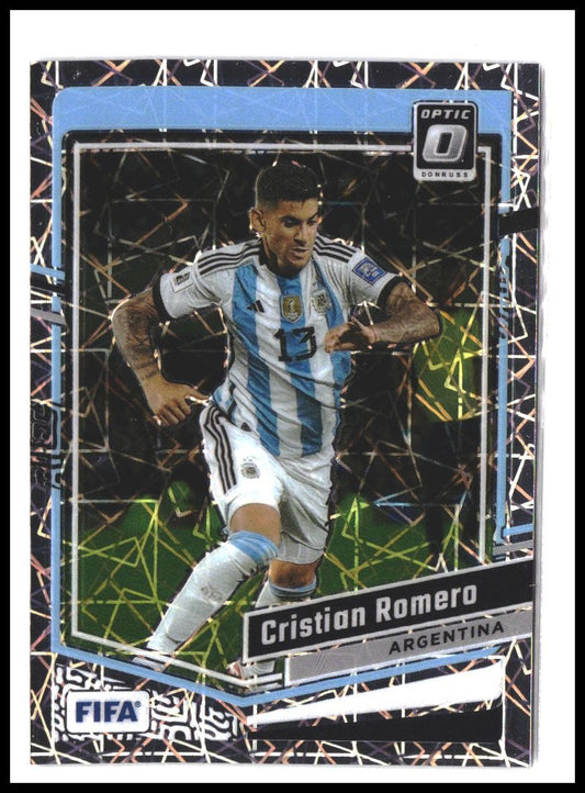 Cristian Romero #3 2023-24 Donruss Optic Velocity
